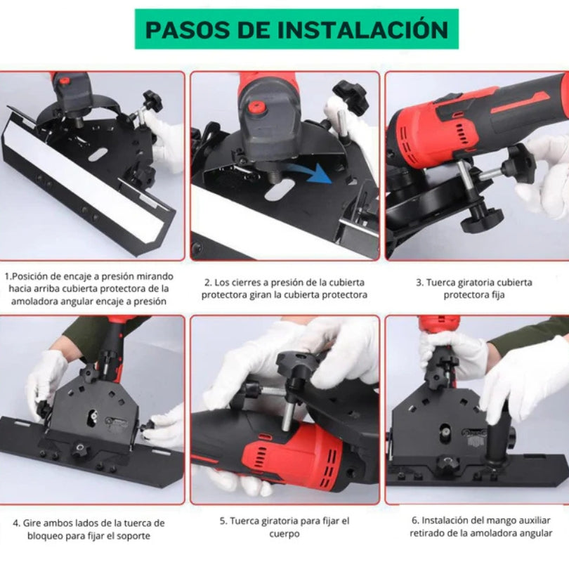 ADAPTADOR PARA AMOLADORA  DE CORTE 45°